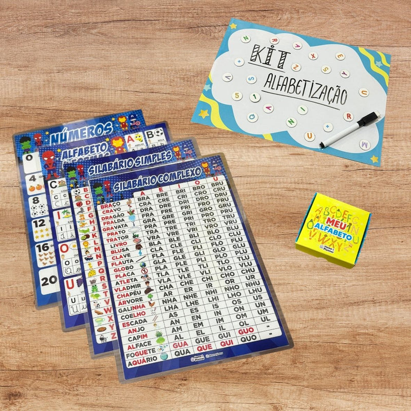Kit Alfabetização - Heróis