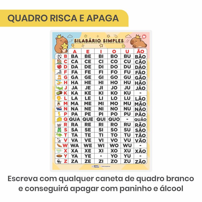 Silabário Simples | Capivara